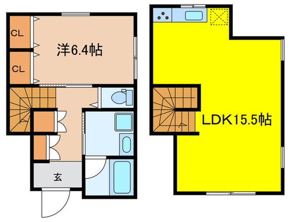 トリコ大塚　Ｂ棟の物件間取画像